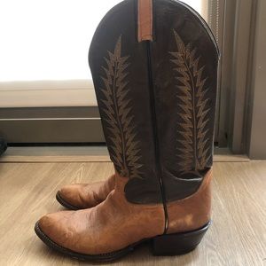 Vintage Tony Lama leather cowboy boots